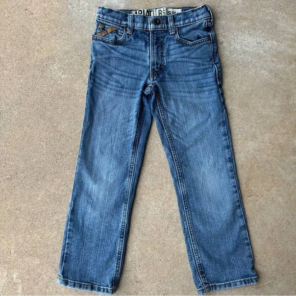 Ariat Boys Western Jeans B5 Slim Fit Straight Leg Drifter Legacy 10023449 Size 7 - Picture 4 of 10
